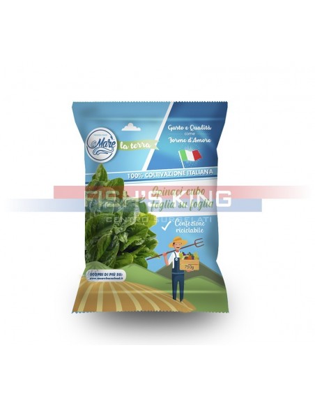 Spinaci A Cubetti A Foglia AMARE Surgelati Confezione Da 750 Gr
