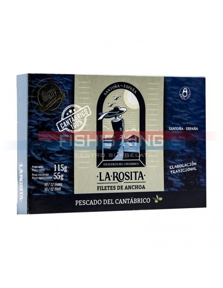 Filetti Di Acciughe Del Mar Cantabrico Confezione Da 115 Gr