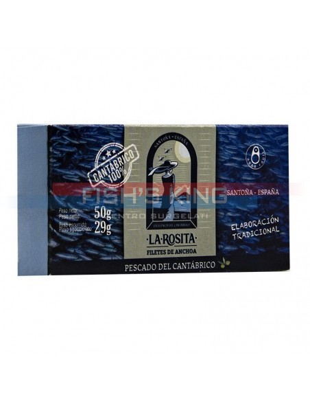 Filetti Di Acciughe Del Mar Cantabrico Confezione Da 50 Gr