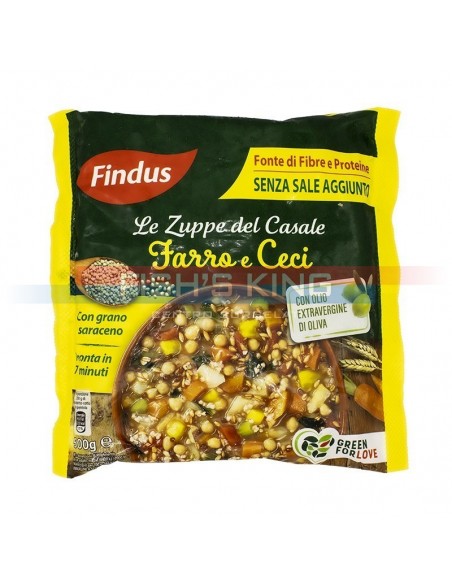 Zuppa Farro e Ceci Surgelata Confezione Da 500 Gr
