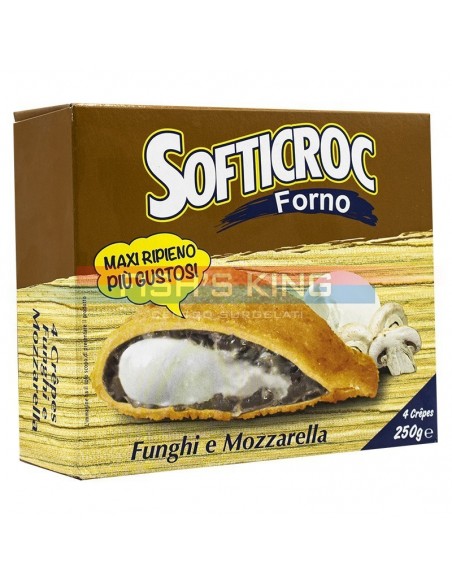 Softicroc Funghi Pronto Forno Surgelati Confezione Da 250 Gr Con 4 Pezzi