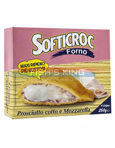 Sofficini Prosciutto Cotto E Mozzarella Pronto Forno Surgelati Confezione Da 250 Gr Con 4 Pezzi