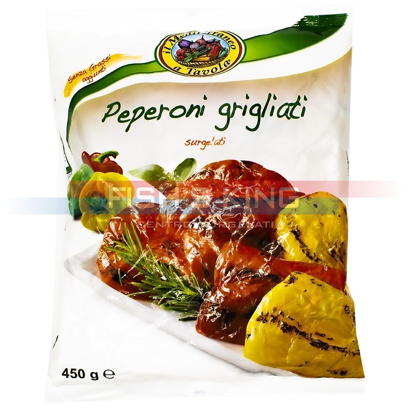 Peperoni Grigliati Surgelati Confezione Da 450 Gr