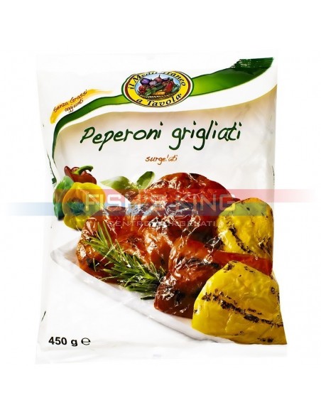 Peperoni Grigliati Surgelati Confezione Da 450 Gr