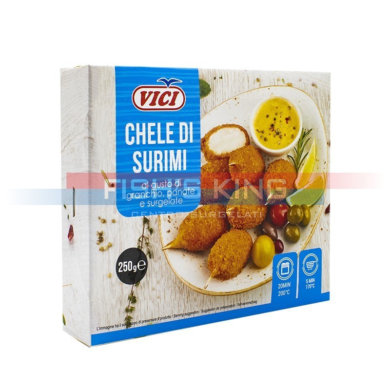 Chele Di Granchio Panate Surgelate Confezione Da 250 Gr