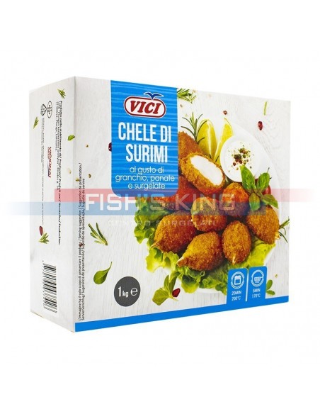 Chele Di Granchio Panate Surgelate Confezione Da 1 Kg