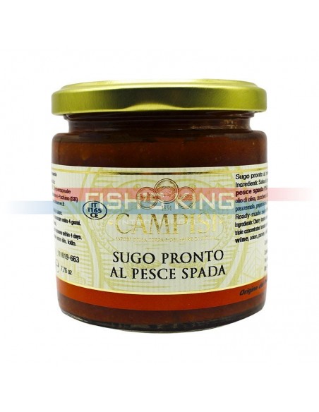 Sugo Pronto Al Pesce Spada Confezione Da 220 Gr