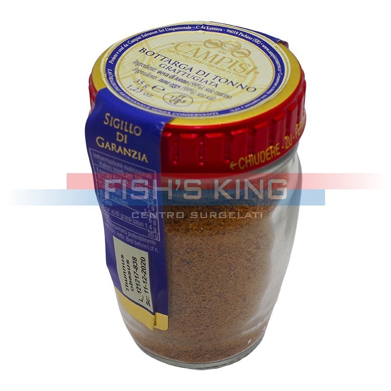 Bottarga Di Tonno Grattugiata Confezione Da 35 Gr