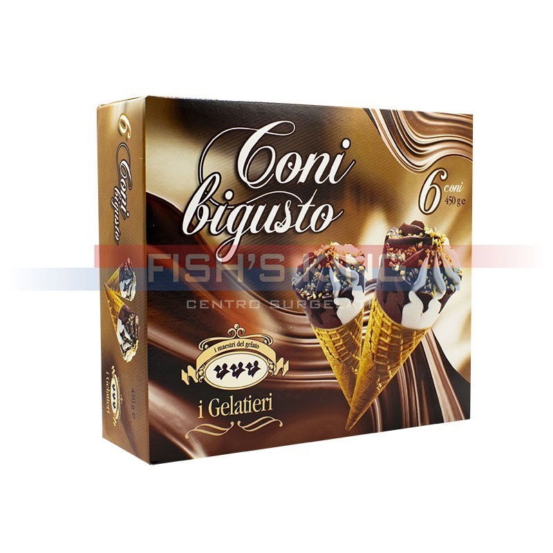 Gelato Cono Bigusto Confezione Con 6 Pezzi