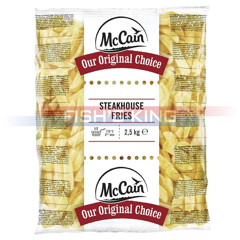 Patate Steakhouse Surgelate Confezione Da 2,5 Kg