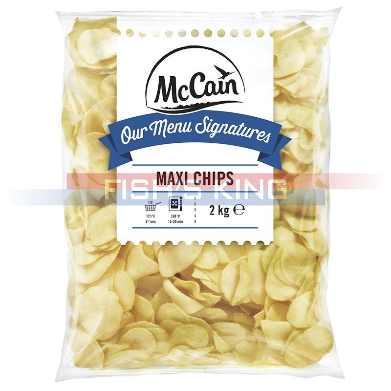 Patate Maxi Chips Surgelate Confezione Da 2 Kg