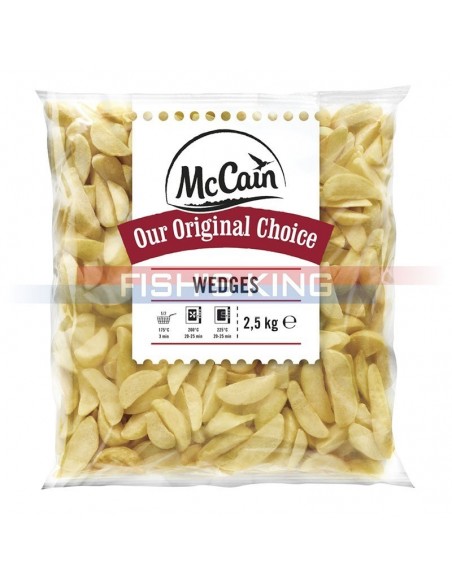 Patate A Spicchi Surgelate Confezione Da 2,5 Kg