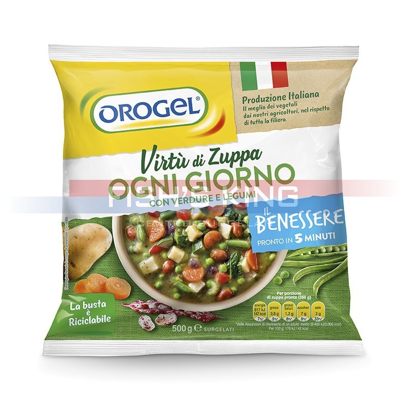 Virtù Di Zuppa Verdure E Legumi Surgelata Confezione Da...