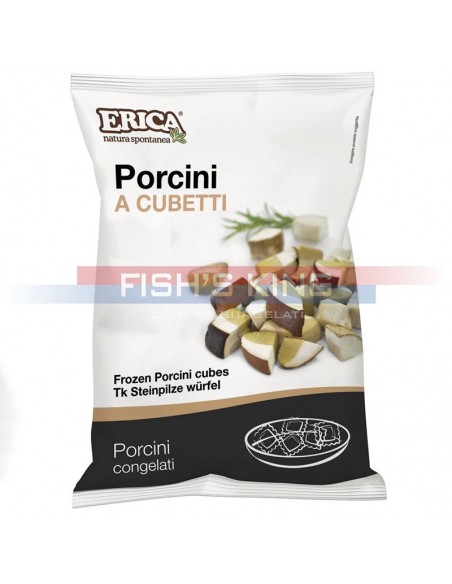 Funghi Porcini A Cubetti Surgelati Confezione Da 300 Gr