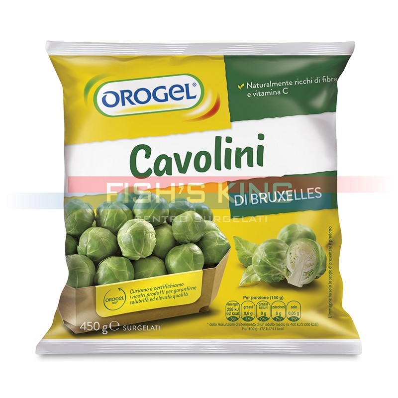 Cavolini Bruxelles Surgelati Confezione Da 450 Gr