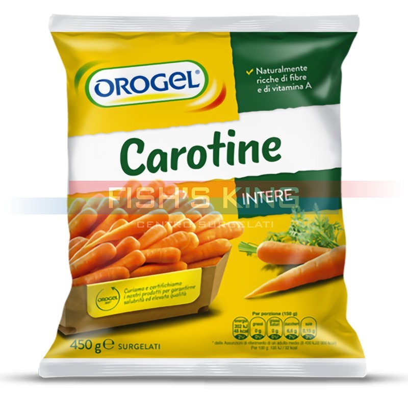 Carotine Intere Surgelate Confezione Da 450 Gr