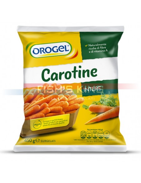 Carotine Intere Surgelate Confezione Da 450 Gr