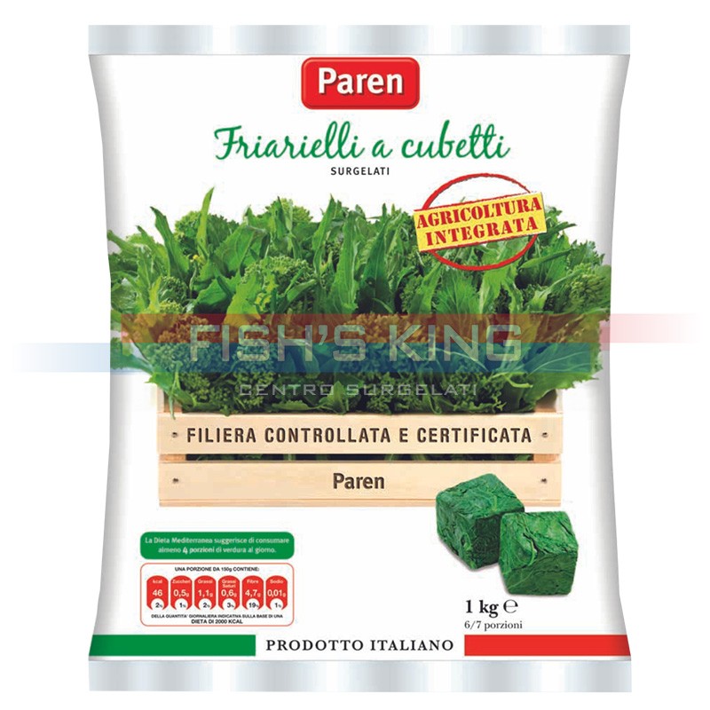 Friarielli Surgelati Confezione Da 1 Kg