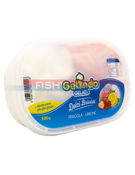 Gelato Fragola E Limone Confezione Da 500 Gr