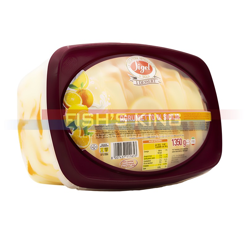 Gelato Agrumetto Confezione Da 1,350 Kg