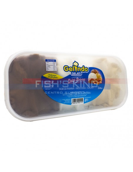 Gelato Panna, Nocciola e Cacao Confezione Da 2,200 Kg