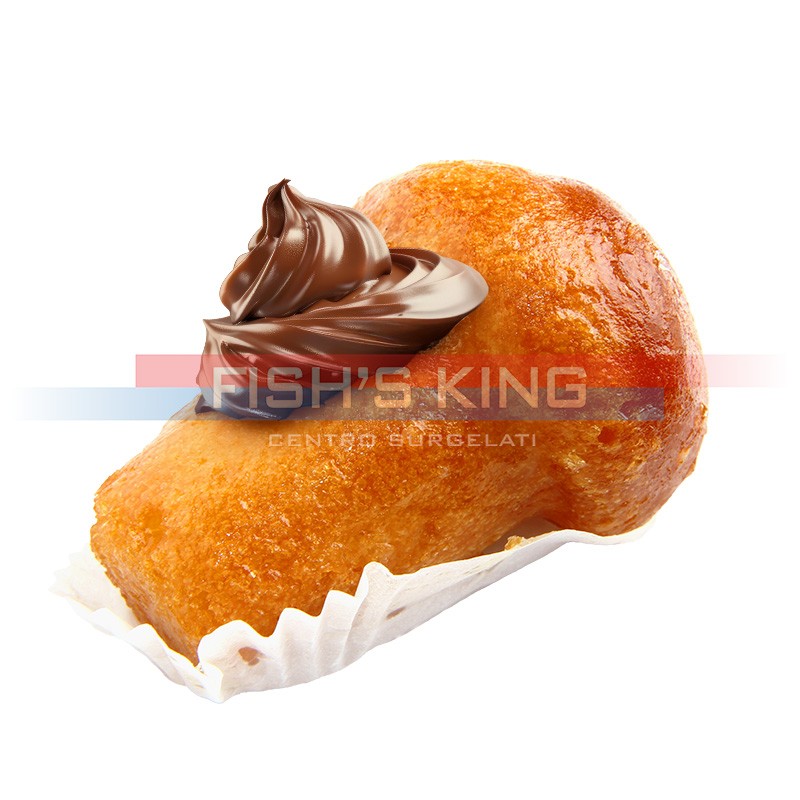 Babà Napoletani con Crema Nocciolata Mr Babà Surgelati Confezione Da 900 Gr Con 6 Pezzi