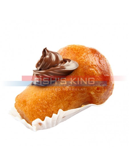 Babà Napoletani con Crema Nocciolata Mr Babà Surgelati Confezione Da 900 Gr Con 6 Pezzi