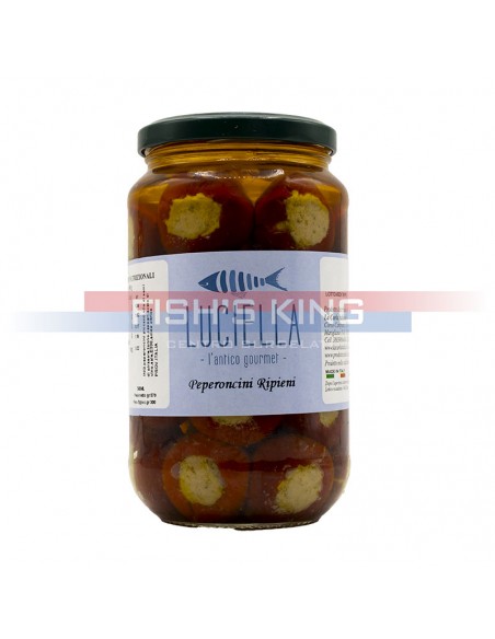 Peperoni Ripieni Al Tonno Confezione Da 580 Gr