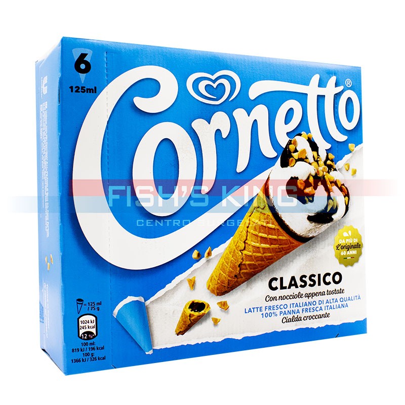 Cornetto Classico Confezione Da 450 Gr Con 6 Pezzi