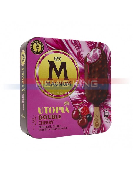 Magnum Utopia Double Cherry  Surgelato Confezione Da 3 Pz