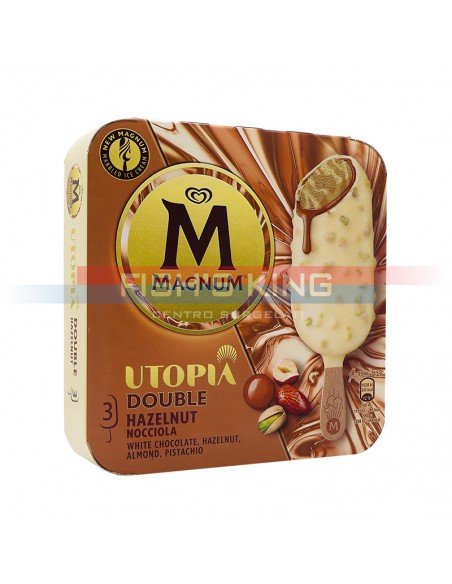 Magnum Utopia Double Hazelnut Surgelato Confezione Da 3 Pezzi