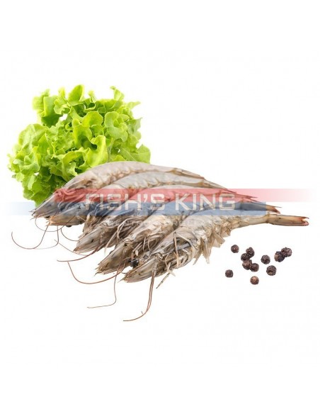 Gamberi Ecuador Surgelati Pezzatura 40/50 Confezione Da 800 Gr