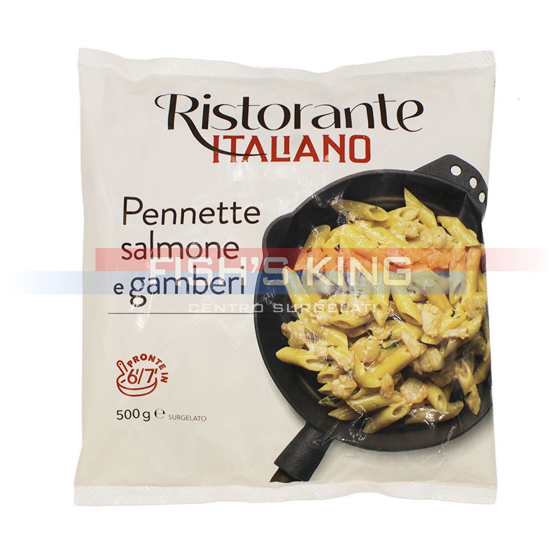 Pennette Salmone E Gamberi Surgelate Confezione Da 500 Gr