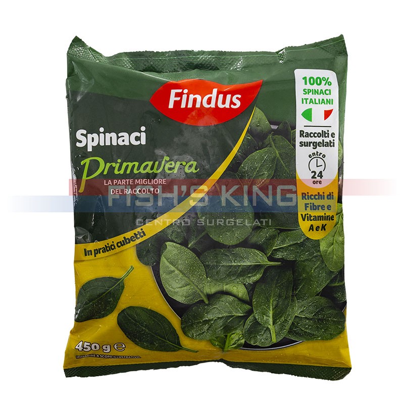 Ciuffetti Di Spinaci Surgelati Confezione Da 450 Gr