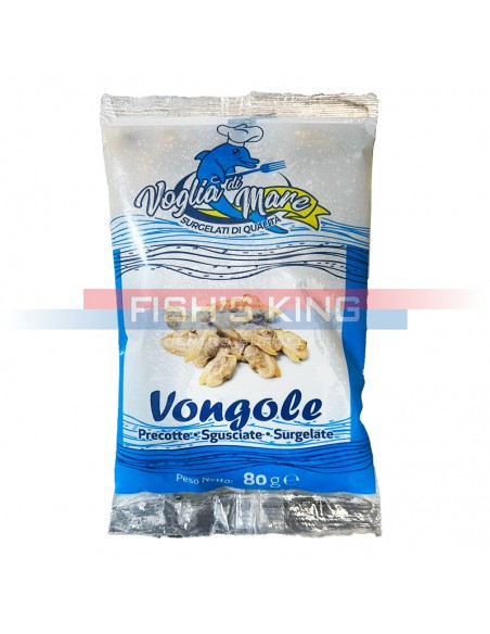 Vongole Sgusciate Surgelate In Blocco Confezione Da 80 Gr