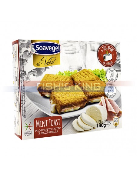 Mini Toast Surgelati Confezione Da 180 Gr