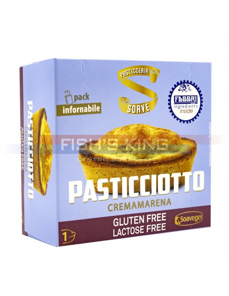 Pasticciotto Crema E Amarena Senza Glutine E Lattosio Surgelato Confezione Da 90 Gr