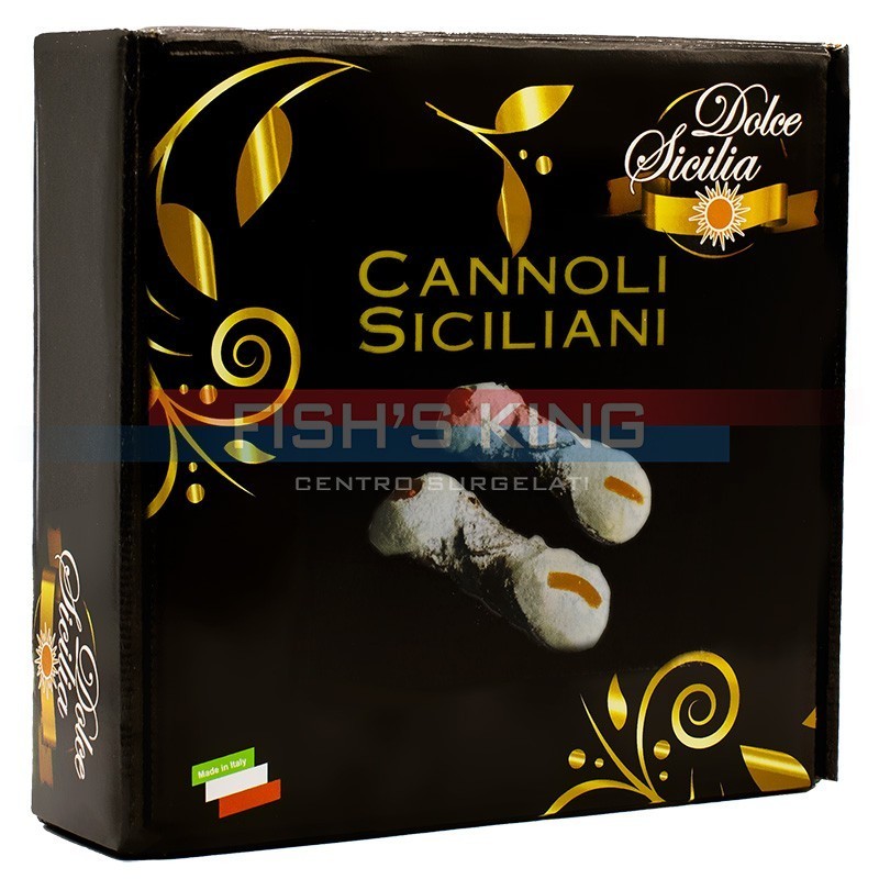 Cannoli Siciliani Ripieni Surgelati Confezione Con 4 Pezzi