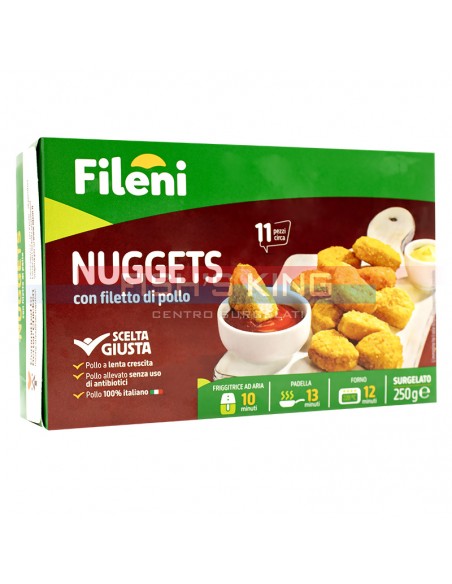 Nuggets Di Filetto Di Pollo Surgelati Confezione Da 250 Gr